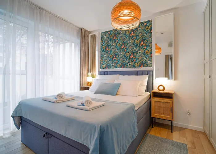 Apartament Lulu - Pod Masztami - Dwupokojowy - Basen Siłownia Parking